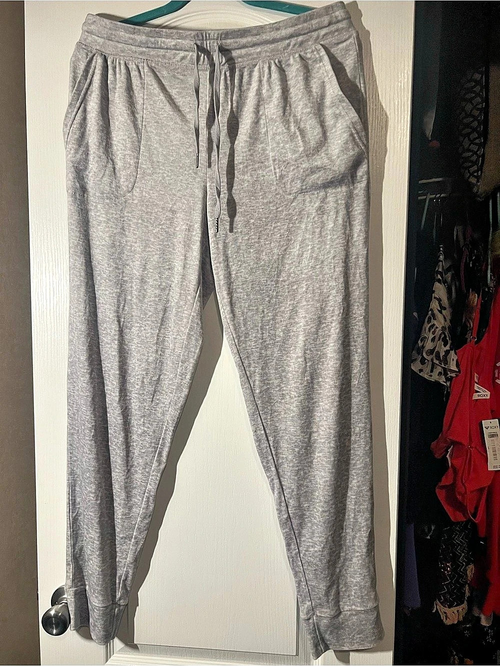 Juicy Couture Sleepwear Gray Rhinestone Jogger Pants Size Large